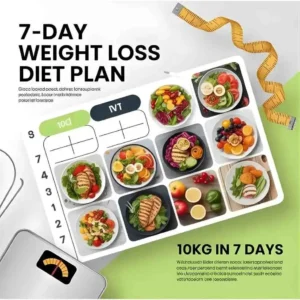 Weight Loss Diet Pla‌n: Complete 7 Day Weight Loss Diet Pl⁠a⁠n for Fast and E⁠ffective Resul​ts