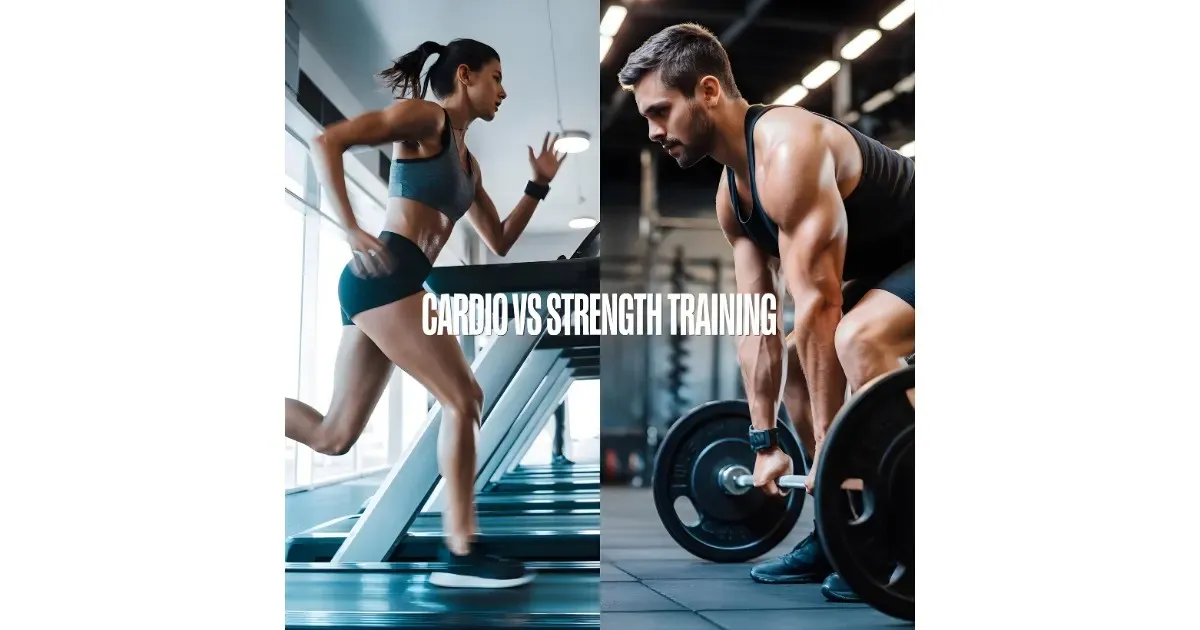 Strength training vs cardio workout comparison