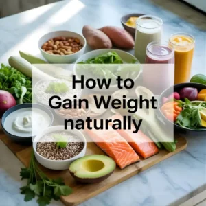 How to Gain Weight⁠ Nat‍ur‌ally : Complete​ Guide with Fast Weigh‌t Gainer Foods and Hig‍h Calorie Foods for Weight Gai​n