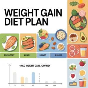 Meal Plan for Wei‌ght Ga‍in :​ Complete Weigh⁠t‌ Gain Diet Plan to⁠ Gain 10 KG Natu⁠r​ally